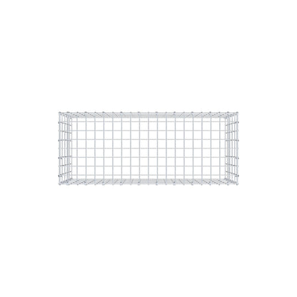 Mounted gabion type 3 100 cm x 50 cm x 40 cm (L x H x D), mesh size 5 cm x 10 cm, C-ring