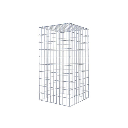 Monteret gabion type 3 100 cm x 50 cm x 50 cm (L x H x D), maskestørrelse 5 cm x 10 cm, C-ring