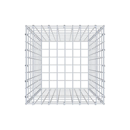Monteret gabion type 3 100 cm x 50 cm x 50 cm (L x H x D), maskestørrelse 5 cm x 10 cm, C-ring