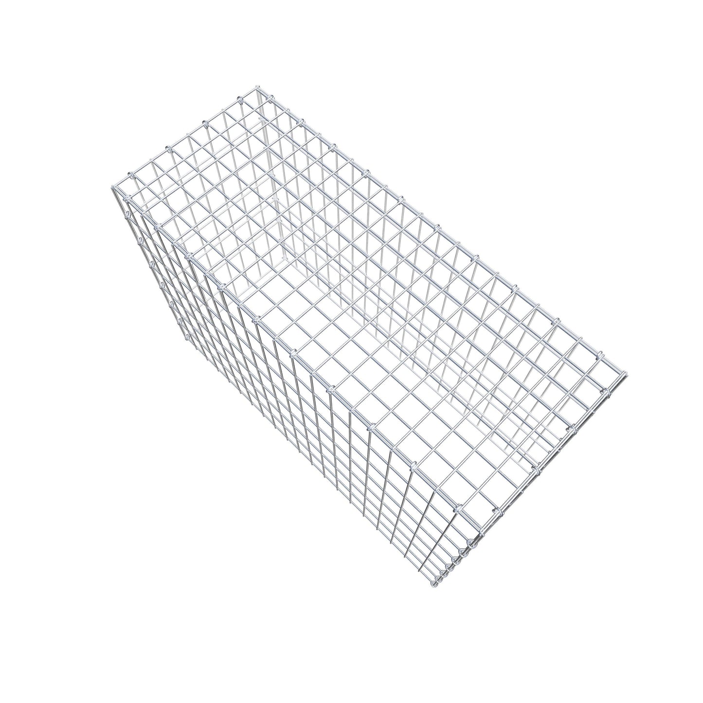 Gabião Tipo 3 100 cm x 70 cm x 40 cm (C x A x P), malhagem 5 cm x 10 cm, anel C