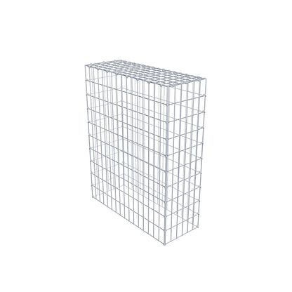 Gabião Tipo 3 100 cm x 80 cm x 30 cm (C x A x P), malhagem 5 cm x 10 cm, anel C