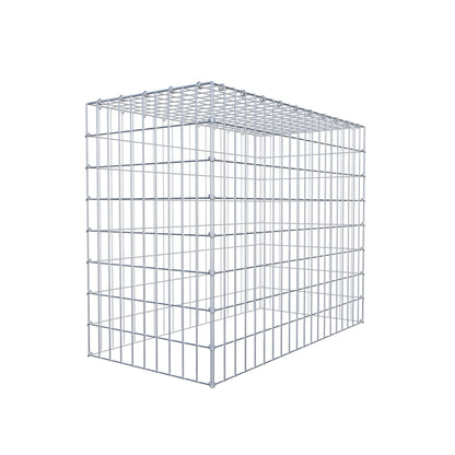 Gabião Tipo 3 100 cm x 80 cm x 50 cm (C x A x P), malhagem 5 cm x 10 cm, anel C