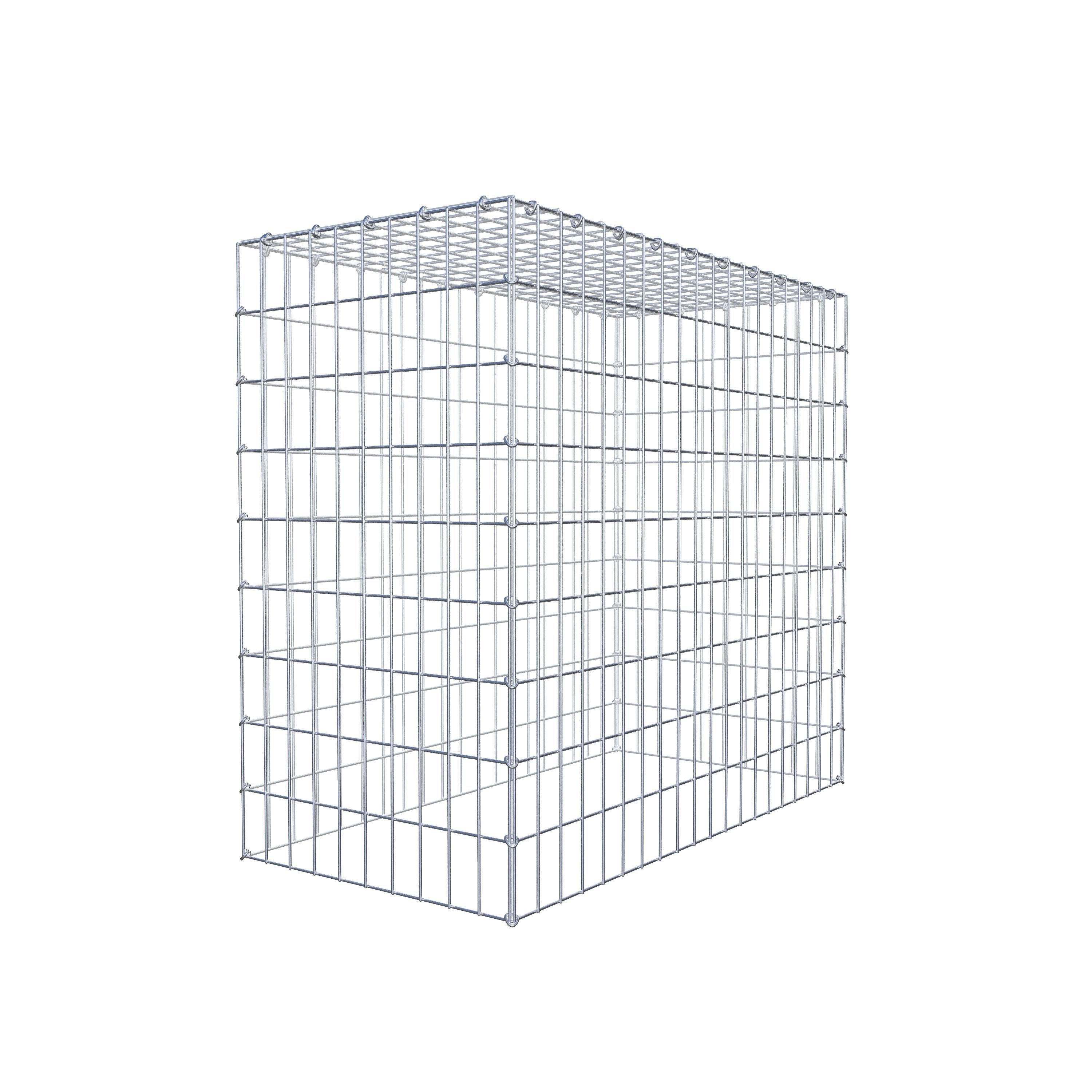 Gabião Tipo 3 100 cm x 90 cm x 50 cm (C x A x P), malhagem 5 cm x 10 cm, anel C