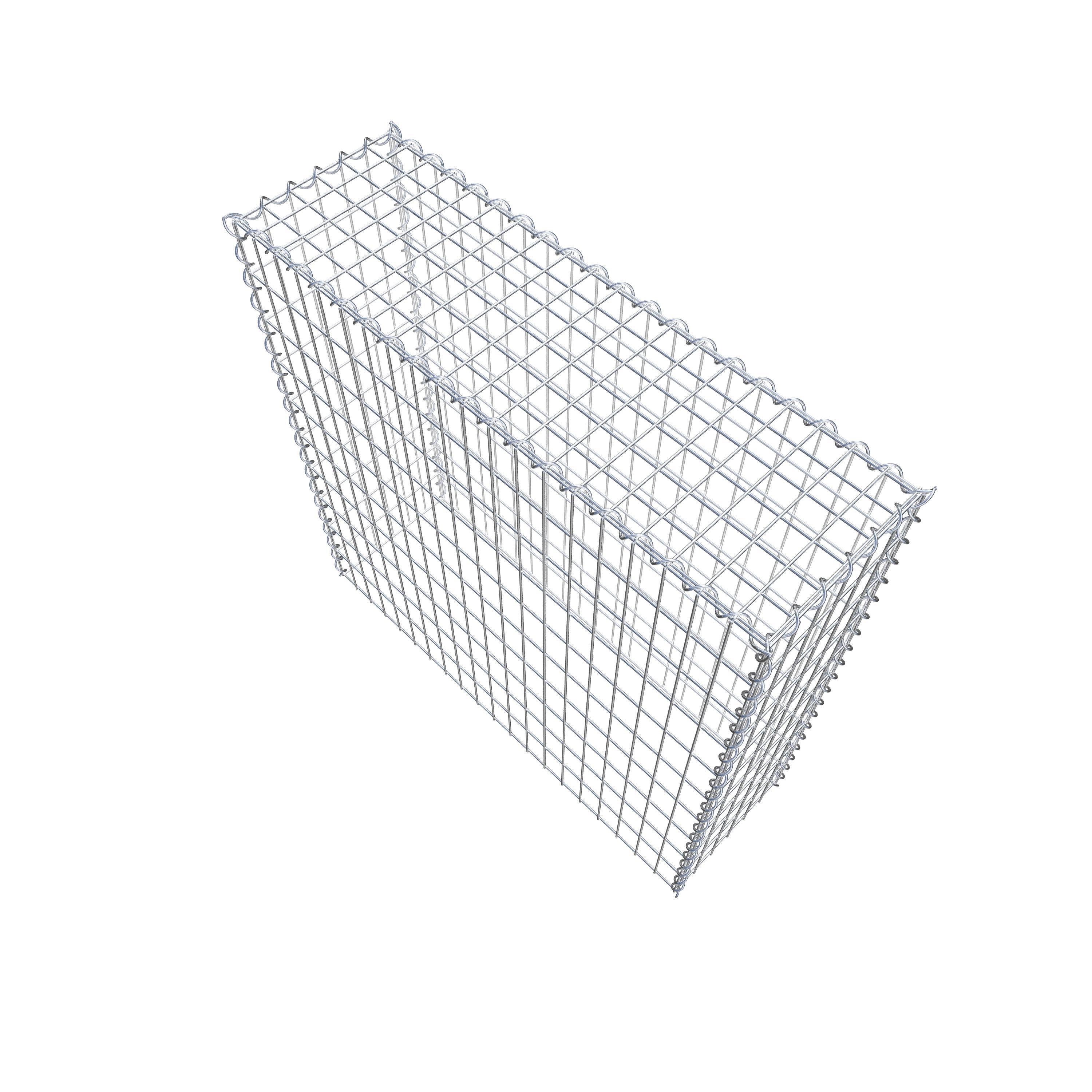 Påväxt gabion typ 3 100 cm x 100 cm x 30 cm (L x H x D), maskstorlek 5 cm x 10 cm, spiral