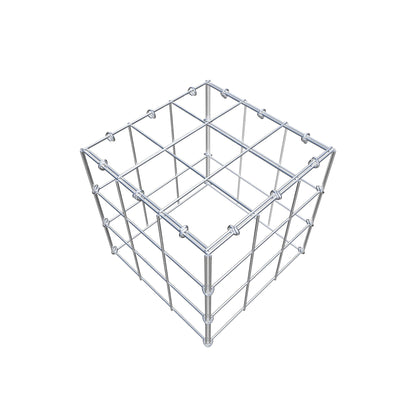 Gabião Tipo 3 30 cm x 30 cm x 30 cm (C x A x P), malhagem 10 cm x 10 cm, anel C