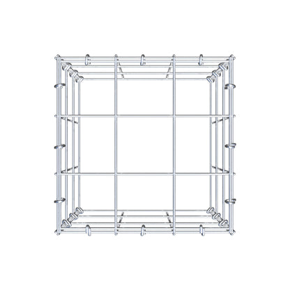 Gabião Tipo 3 30 cm x 30 cm x 30 cm (C x A x P), malhagem 10 cm x 10 cm, anel C