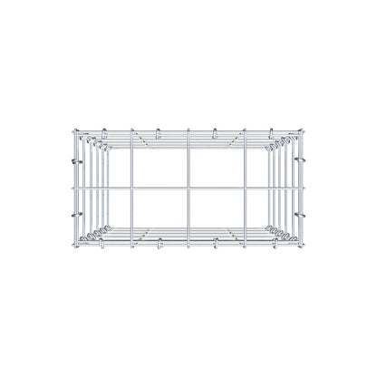 Gabião Tipo 3 50 cm x 40 cm x 20 cm (C x A x P), malhagem 10 cm x 10 cm, anel C