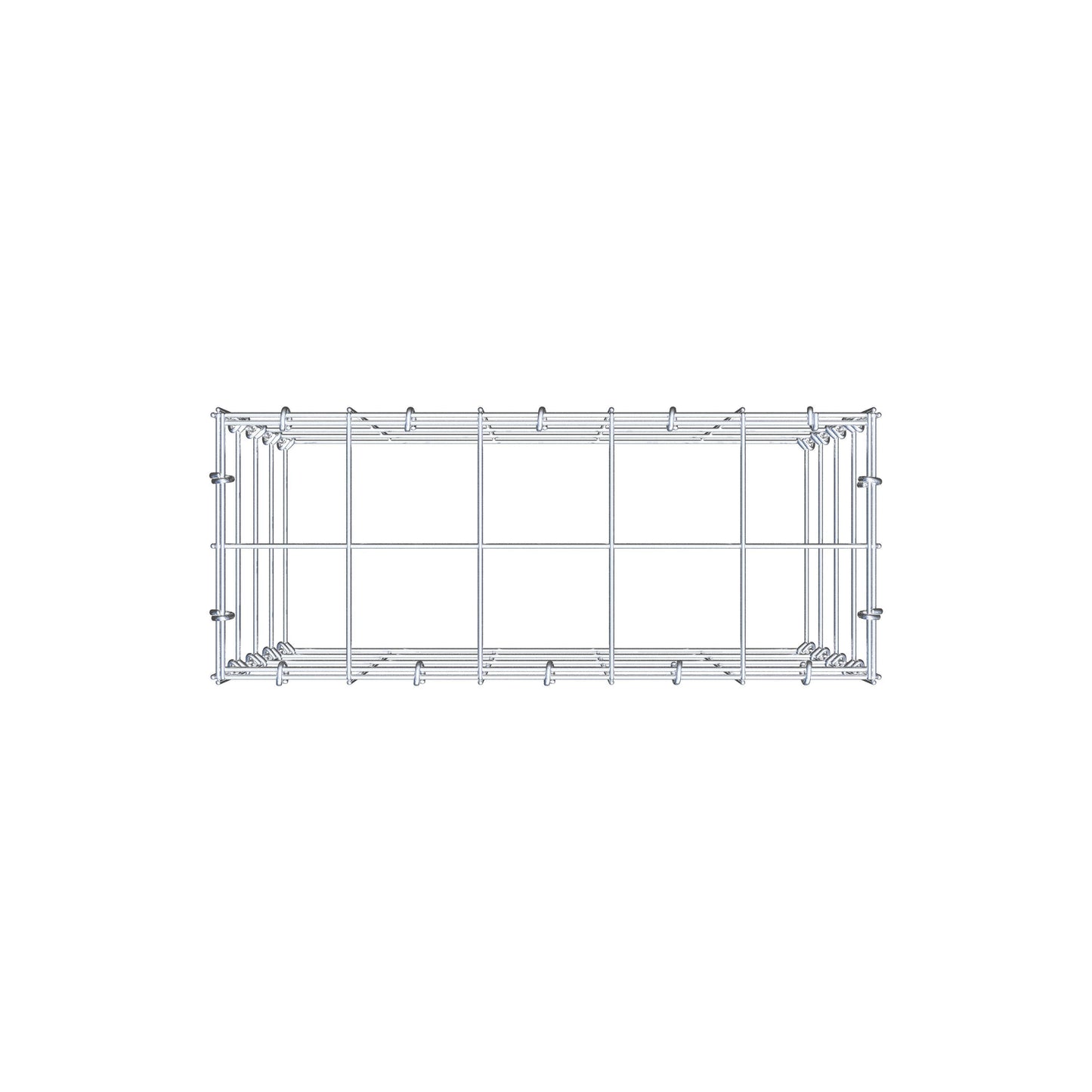 Gabião Tipo 3 50 cm x 40 cm x 20 cm (C x A x P), malhagem 10 cm x 10 cm, anel C