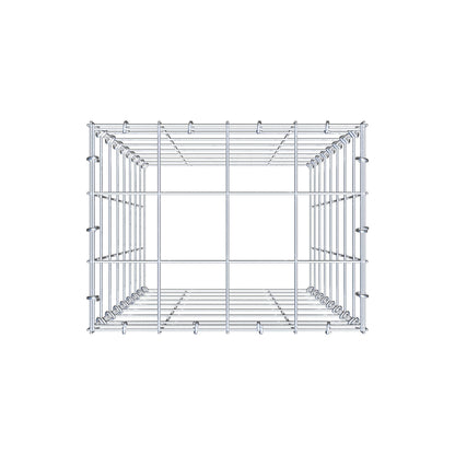 Gabião Tipo 3 80 cm x 40 cm x 30 cm (C x A x P), malhagem 10 cm x 10 cm, anel C