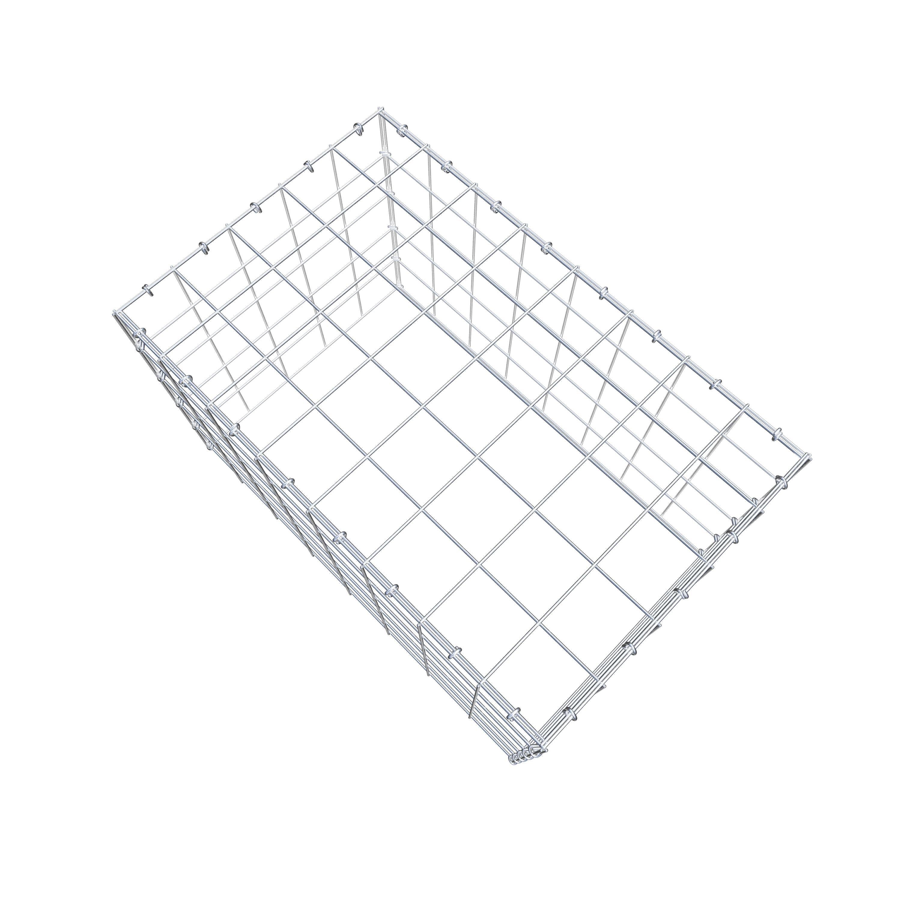 Pile aggiuntivo tipo 3 80 cm x 50 cm x 50 cm (L x H x P), maglia 10 cm x 10 cm, anello a C