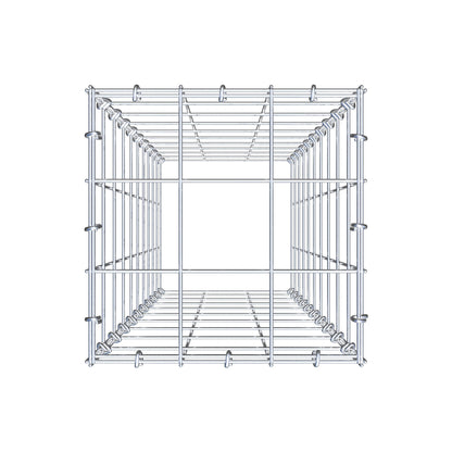 Gabião Tipo 3 100 cm x 30 cm x 30 cm (C x A x P), malhagem 10 cm x 10 cm, anel C