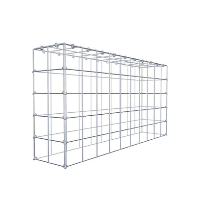 Monteret gabion type 3 100 cm x 50 cm x 20 cm (L x H x D), maskestørrelse 10 cm x 10 cm, C-ring