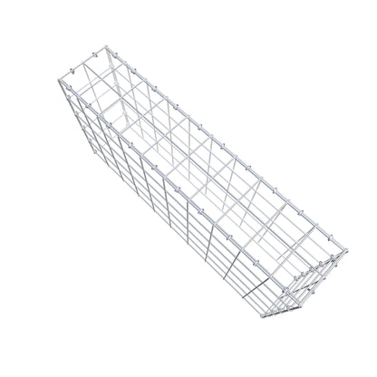 Monteret gabion type 3 100 cm x 50 cm x 20 cm (L x H x D), maskestørrelse 10 cm x 10 cm, C-ring