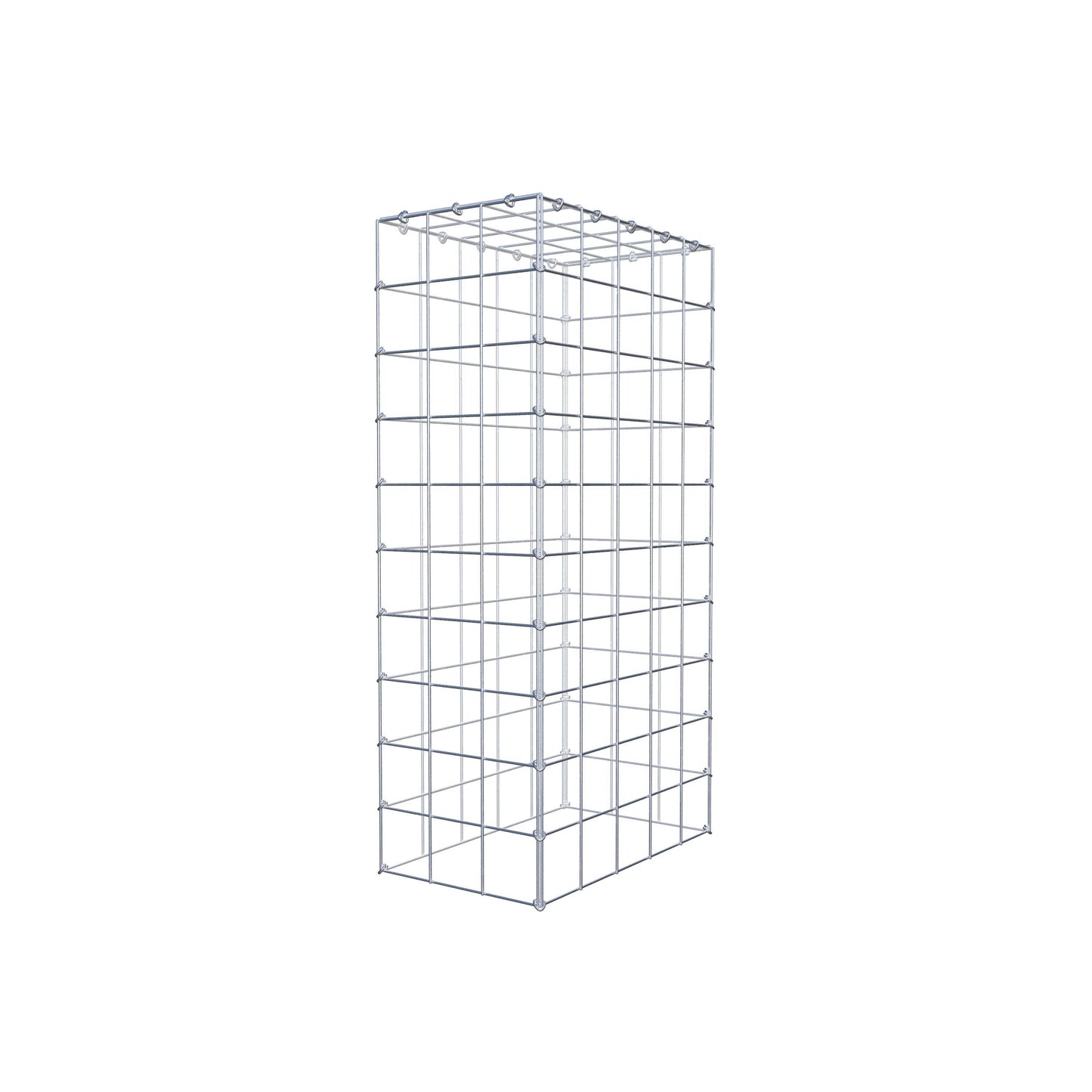 Type 3 oplegkorf 100 cm x 50 cm x 30 cm (L x H x D), maaswijdte 10 cm x 10 cm, C-ring