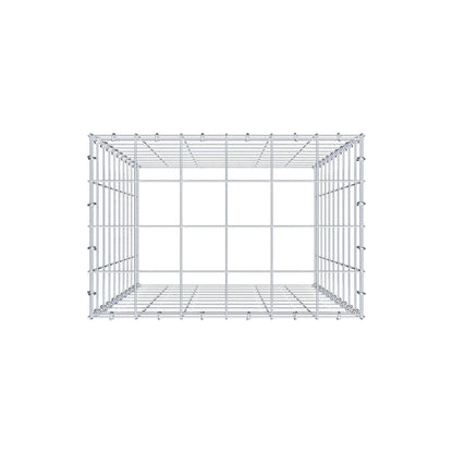 Fourche rapportée type 3 100 cm x 60 cm x 40 cm (L x H x P), mailles 10 cm x 10 cm, anneau C