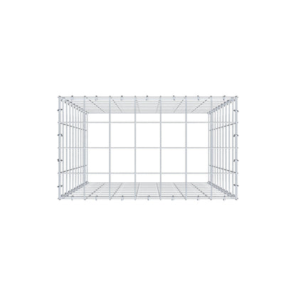 Gabião Tipo 3 100 cm x 70 cm x 40 cm (C x A x P), malhagem 10 cm x 10 cm, anel C