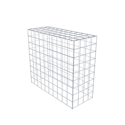 Monteret gabion type 3 100 cm x 90 cm x 40 cm (L x H x D), maskestørrelse 10 cm x 10 cm, C-ring