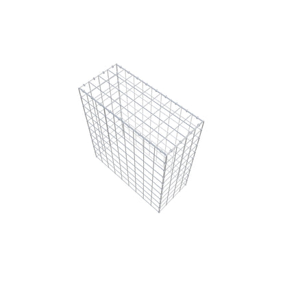 Monteret gabion type 3 100 cm x 90 cm x 40 cm (L x H x D), maskestørrelse 10 cm x 10 cm, C-ring