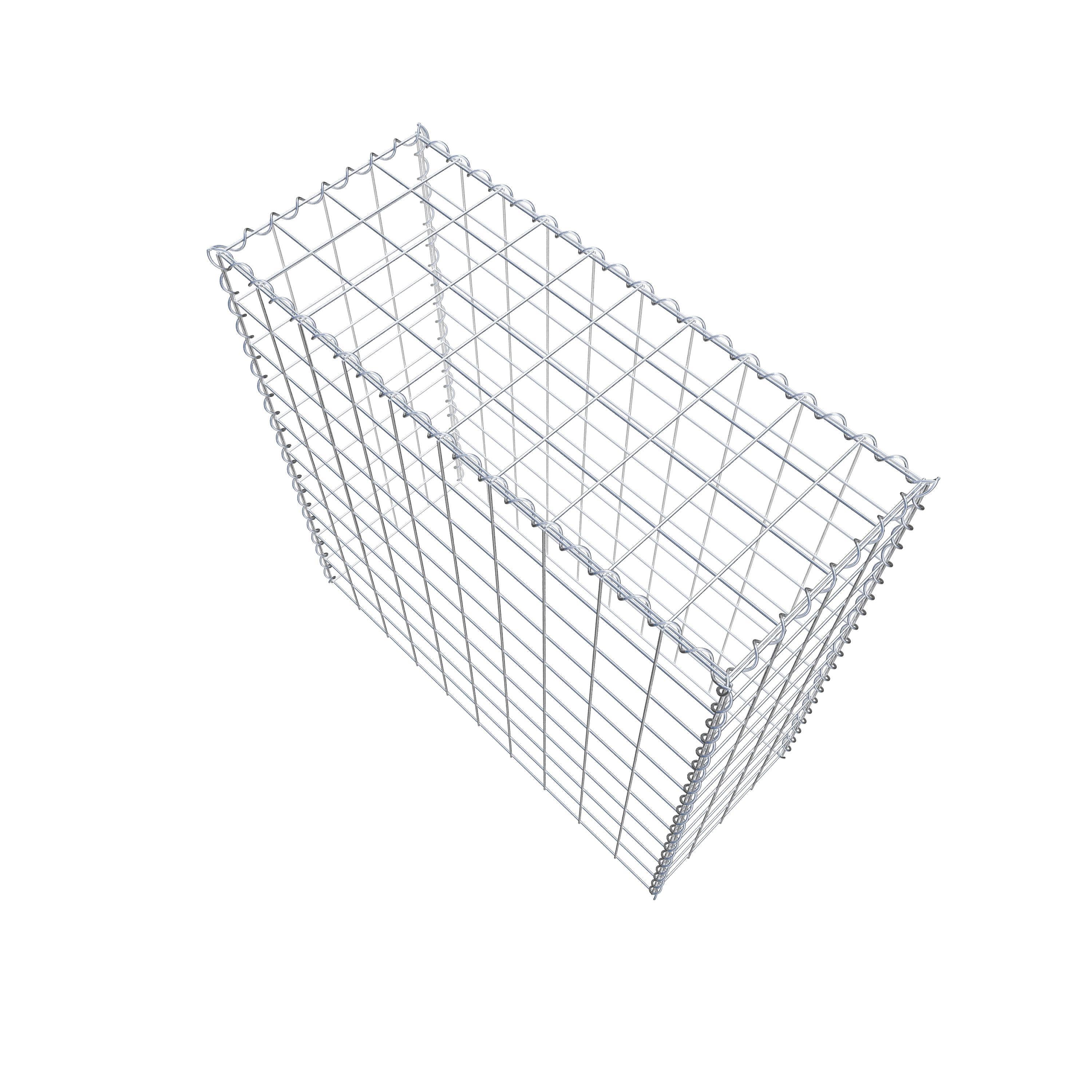 Gabião Tipo 3 100 cm x 100 cm x 40 cm (C x A x P), malhagem 10 cm x 10 cm, espiral