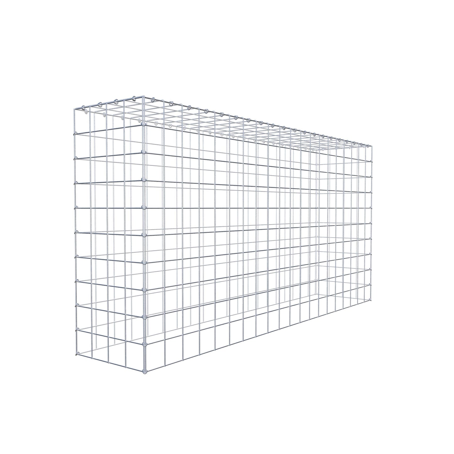 Gabião Tipo 3 200 cm x 100 cm x 40 cm (C x A x P), malhagem 10 cm x 10 cm, anel C