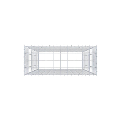 Gabião Tipo 3 200 cm x 100 cm x 40 cm (C x A x P), malhagem 10 cm x 10 cm, anel C