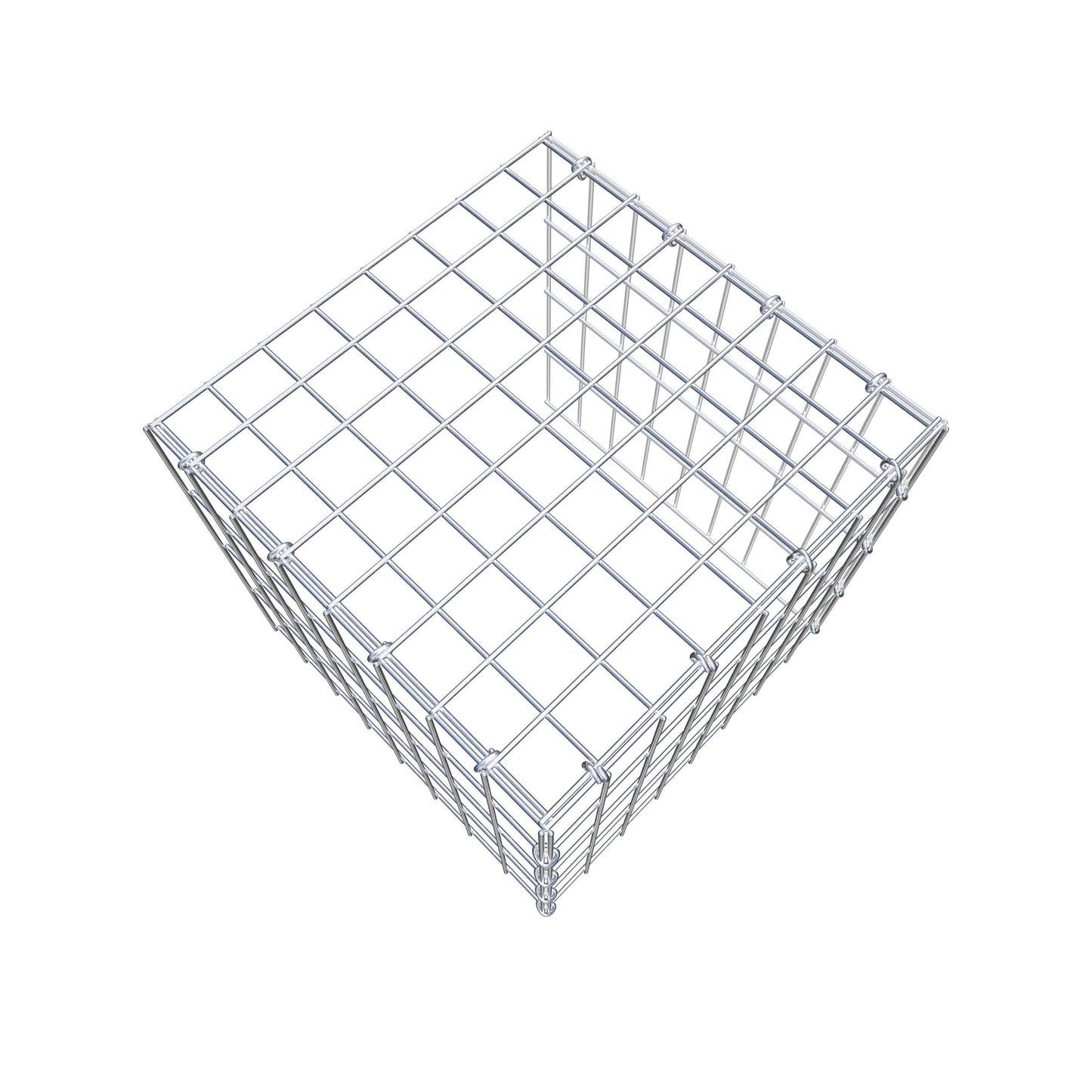 Extra gabion typ 4 40 cm x 40 cm x 40 cm (L x H x D), maskstorlek 5 cm x 10 cm, C-ring