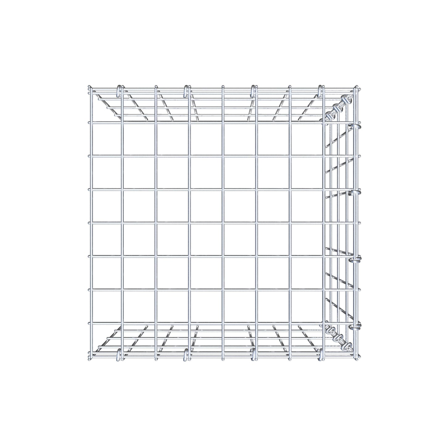 Extra gabion typ 4 40 cm x 40 cm x 40 cm (L x H x D), maskstorlek 5 cm x 10 cm, C-ring