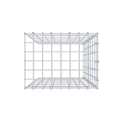 Pila adicional tipo 4 80 cm x 40 cm x 30 cm (L x A x P), malla 5 cm x 10 cm, anillo en C