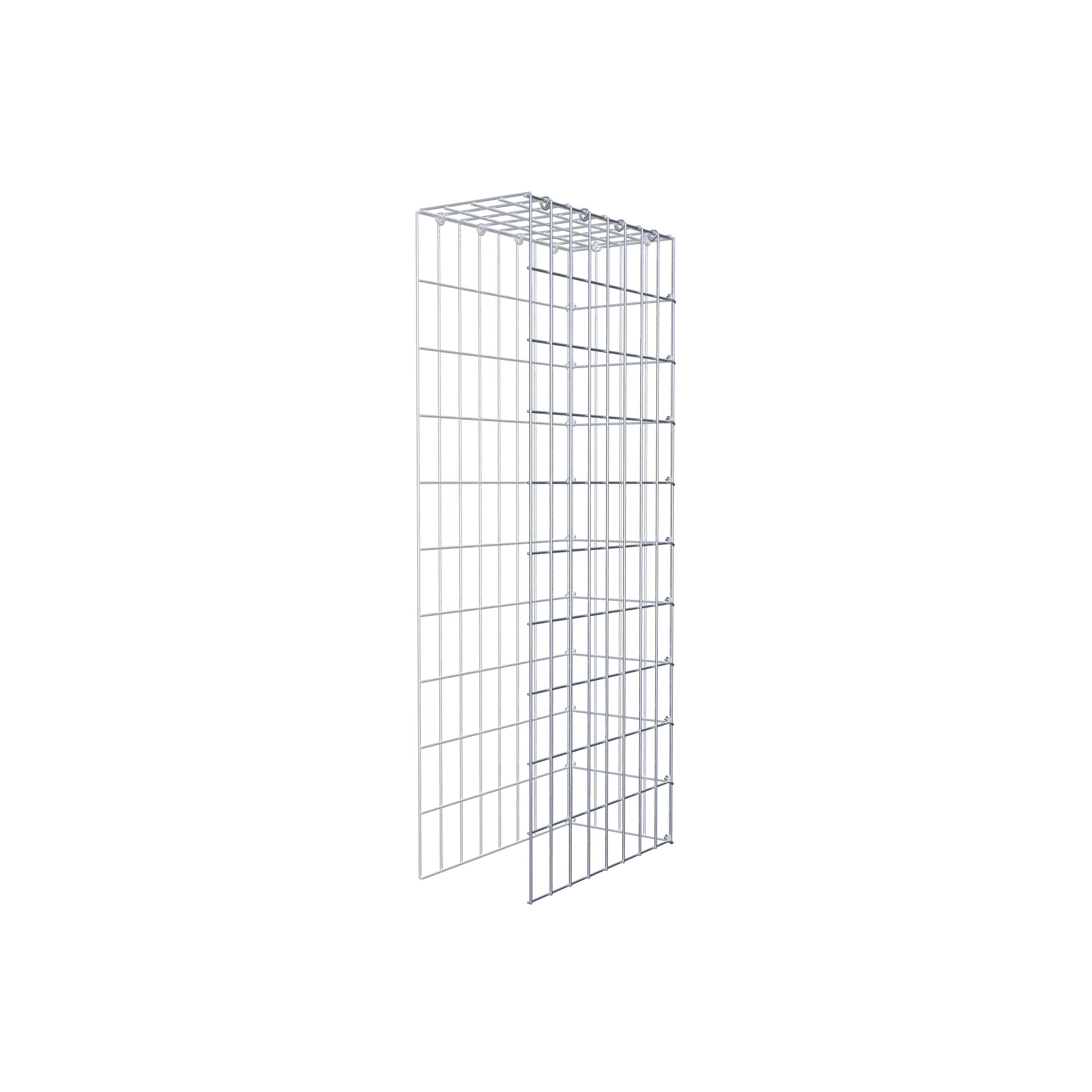 Pile aggiuntivo tipo 4 100 cm x 40 cm x 20 cm (L x H x P), maglia 5 cm x 10 cm, anello a C