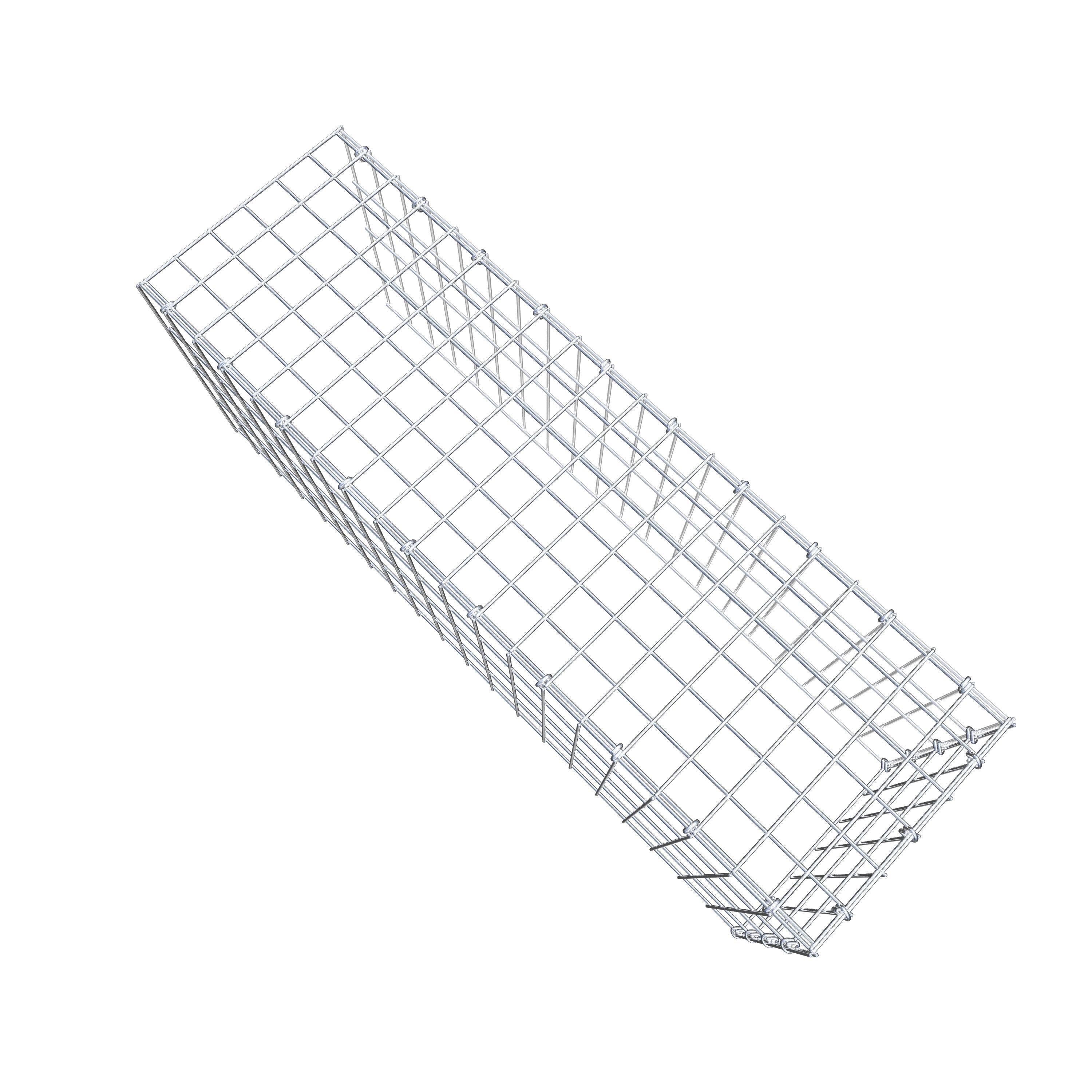 Anbaugabione Typ 4 100 cm x 40 cm x 30 cm (L x H x T), Maschenweite 5 cm x 10 cm, C-Ring