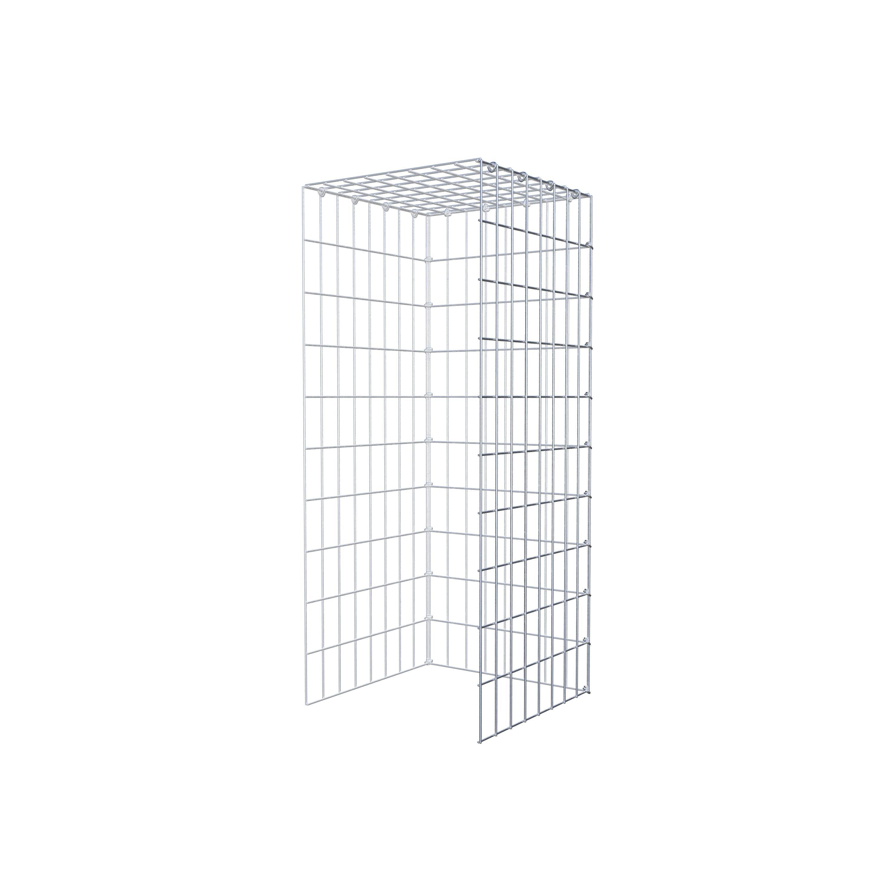 Pile aggiuntivo tipo 4 100 cm x 40 cm x 40 cm (L x H x P), maglia 5 cm x 10 cm, anello a C