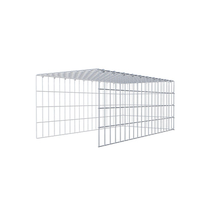 Gabião tipo 4 100 cm x 40 cm x 50 cm (C x A x P), malhagem 5 cm x 10 cm, anel C