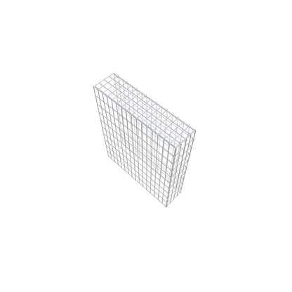 Monteret gabion type 4 100 cm x 80 cm x 20 cm (L x H x D), maskestørrelse 5 cm x 10 cm, C-ring