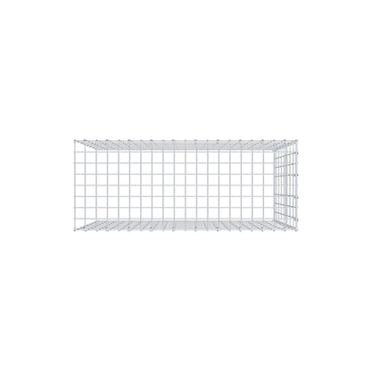 Mounted gabion type 4 100 cm x 80 cm x 40 cm (L x H x D), mesh size 5 cm x 10 cm, C-ring