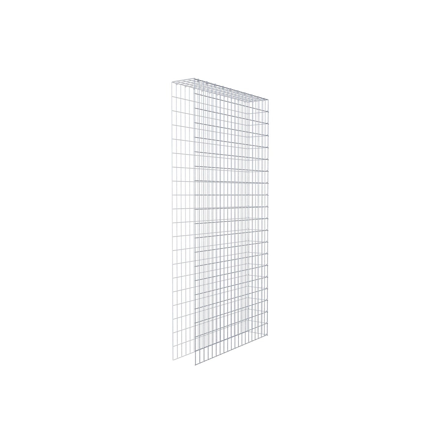 Opbouw schanskorf type 4 200 cm x 100 cm x 20 cm (L x H x D), maaswijdte 5 cm x 10 cm, C-ring