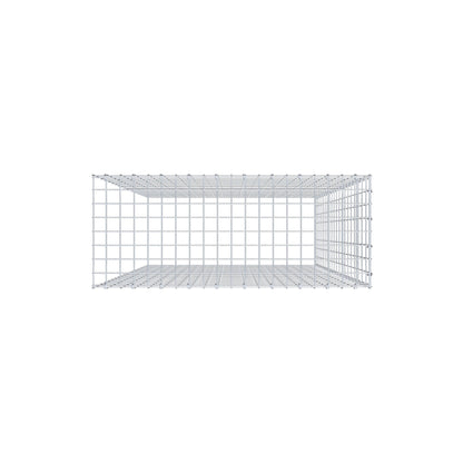 Mounted gabion type 4 200 cm x 100 cm x 40 cm (L x H x D), mesh size 5 cm x 10 cm, C-ring