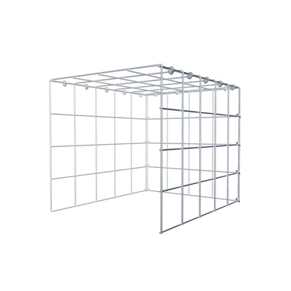 Anbaugabione Typ 4 50 cm x 40 cm x 40 cm (L x H x T), Maschenweite 10 cm x 10 cm, C-Ring