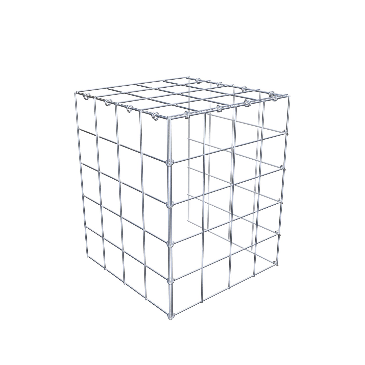 Anbaugabione Typ 4 50 cm x 40 cm x 40 cm (L x H x T), Maschenweite 10 cm x 10 cm, C-Ring