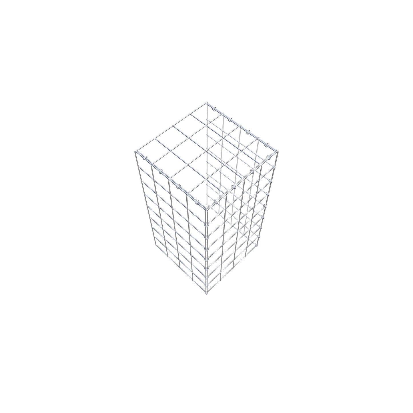 Anbaugabione Typ 4 80 cm x 40 cm x 40 cm (L x H x T), Maschenweite 10 cm x 10 cm, C-Ring