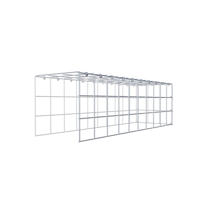 Gabião Tipo 4 100 cm x 30 cm x 30 cm (C x A x P), malhagem 10 cm x 10 cm, anel C