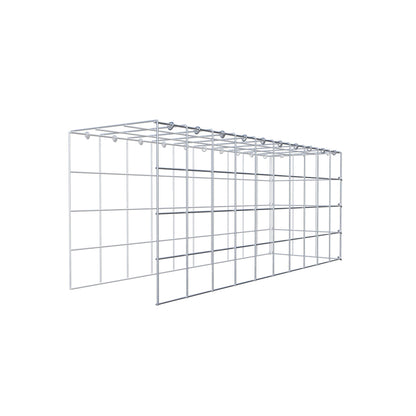 Gavión complementario de tipo 4 100 cm x 40 cm x 30 cm (L x A x P), malla 10 cm x 10 cm, anillo en C