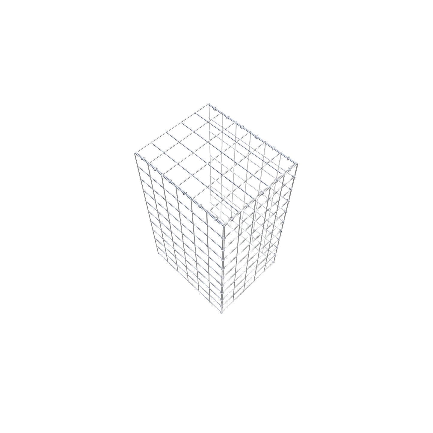 Anbaugabione Typ 4 100 cm x 60 cm x 50 cm (L x H x T), Maschenweite 10 cm x 10 cm, C-Ring