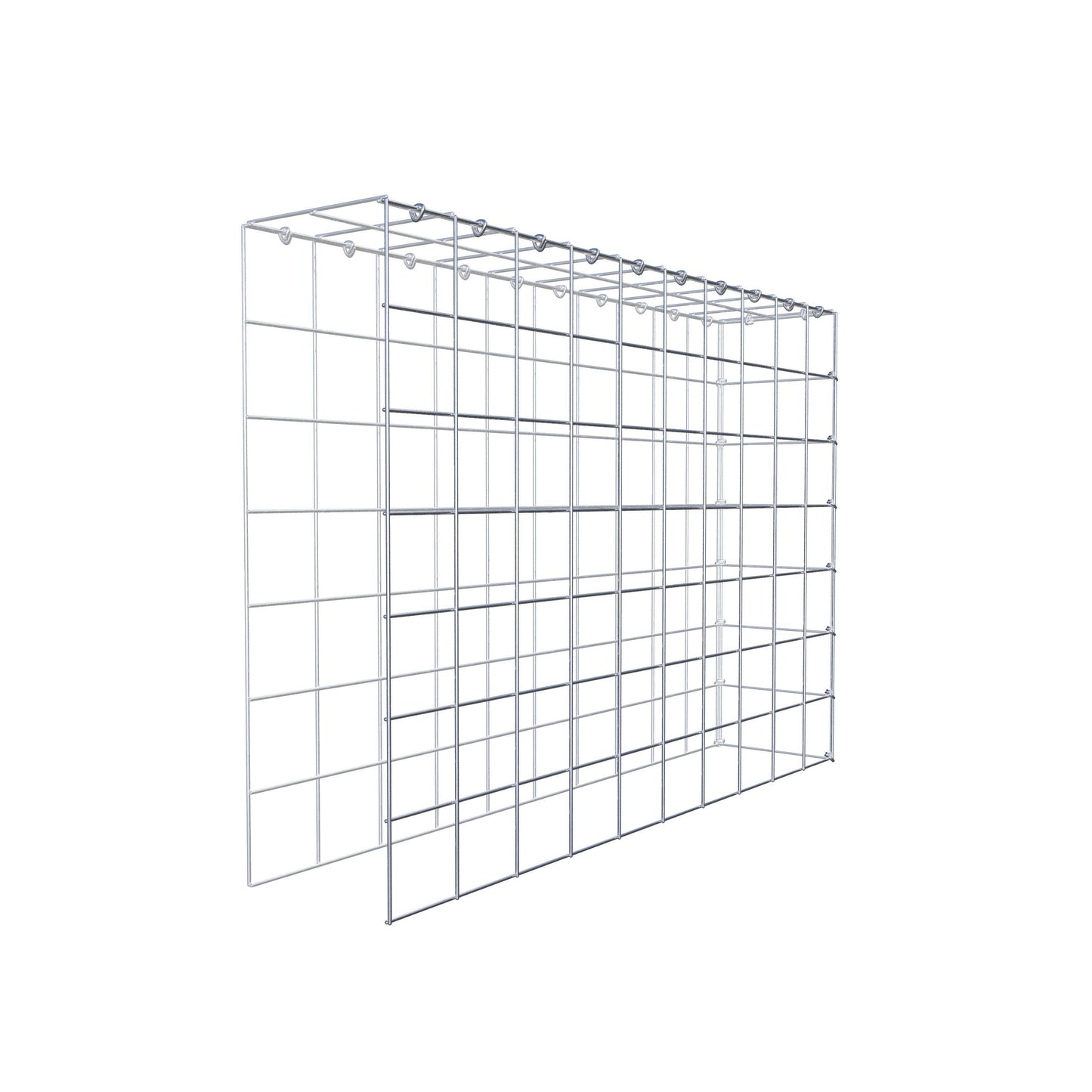 Pilote adicional tipo 4 100 cm x 70 cm x 20 cm (L x A x P), malla 10 cm x 10 cm, anillo en C