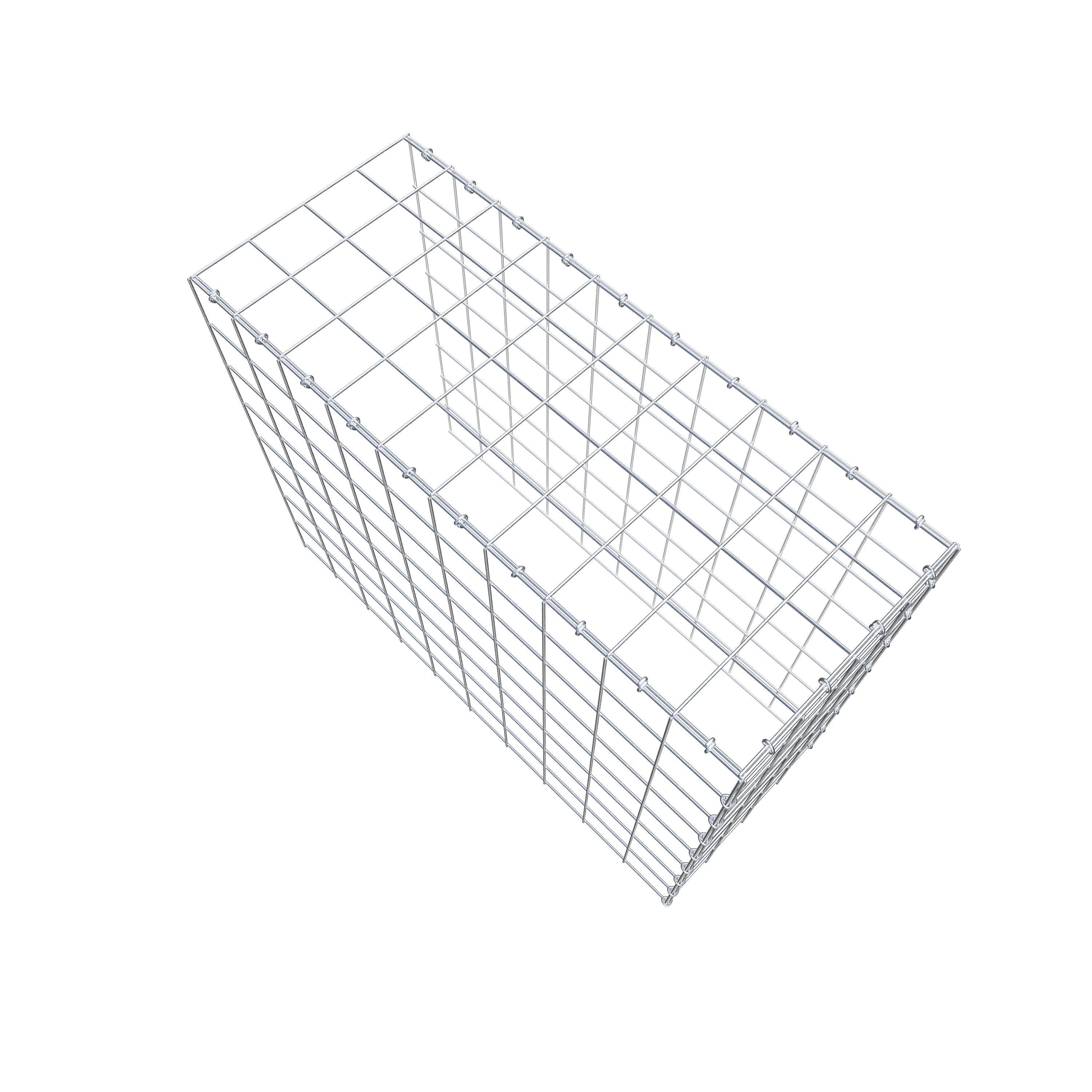 Anbaugabione Typ 4 100 cm x 80 cm x 40 cm (L x H x T), Maschenweite 10 cm x 10 cm, C-Ring