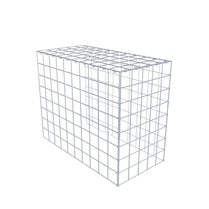 Gabbione aggiuntivo tipo 4 100 cm x 80 cm x 50 cm (L x H x P), maglia 10 cm x 10 cm, anello a C
