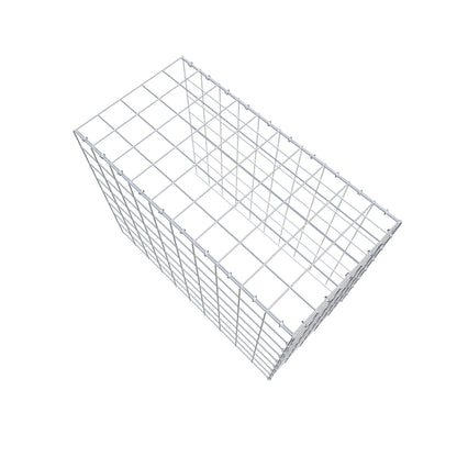 Gabbione aggiuntivo tipo 4 100 cm x 80 cm x 50 cm (L x H x P), maglia 10 cm x 10 cm, anello a C