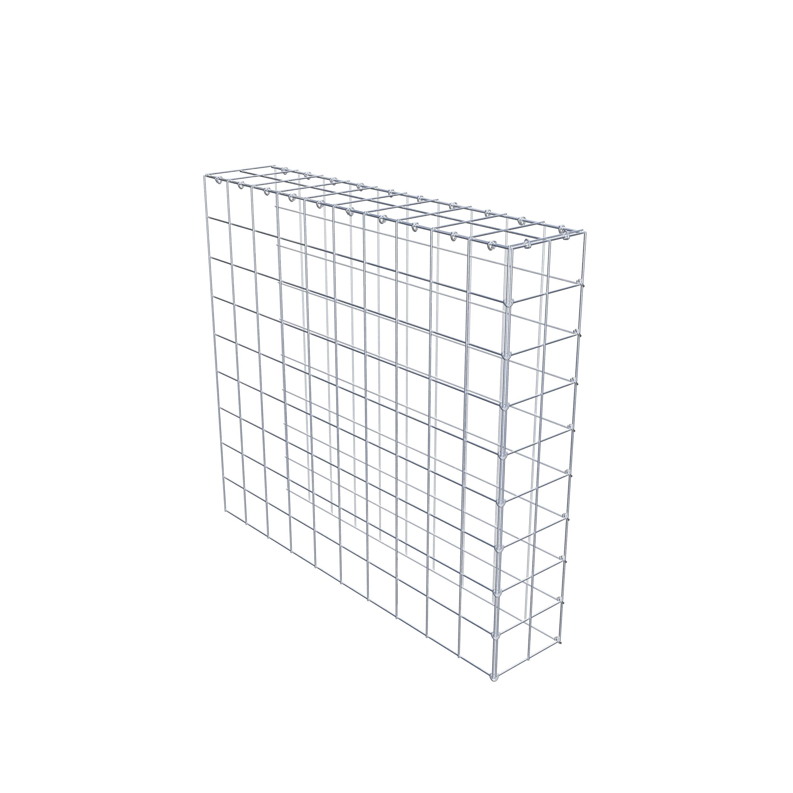 Add-on schanskorf type 4 100 cm x 90 cm x 20 cm (L x H x D), maaswijdte 10 cm x 10 cm, C-ring