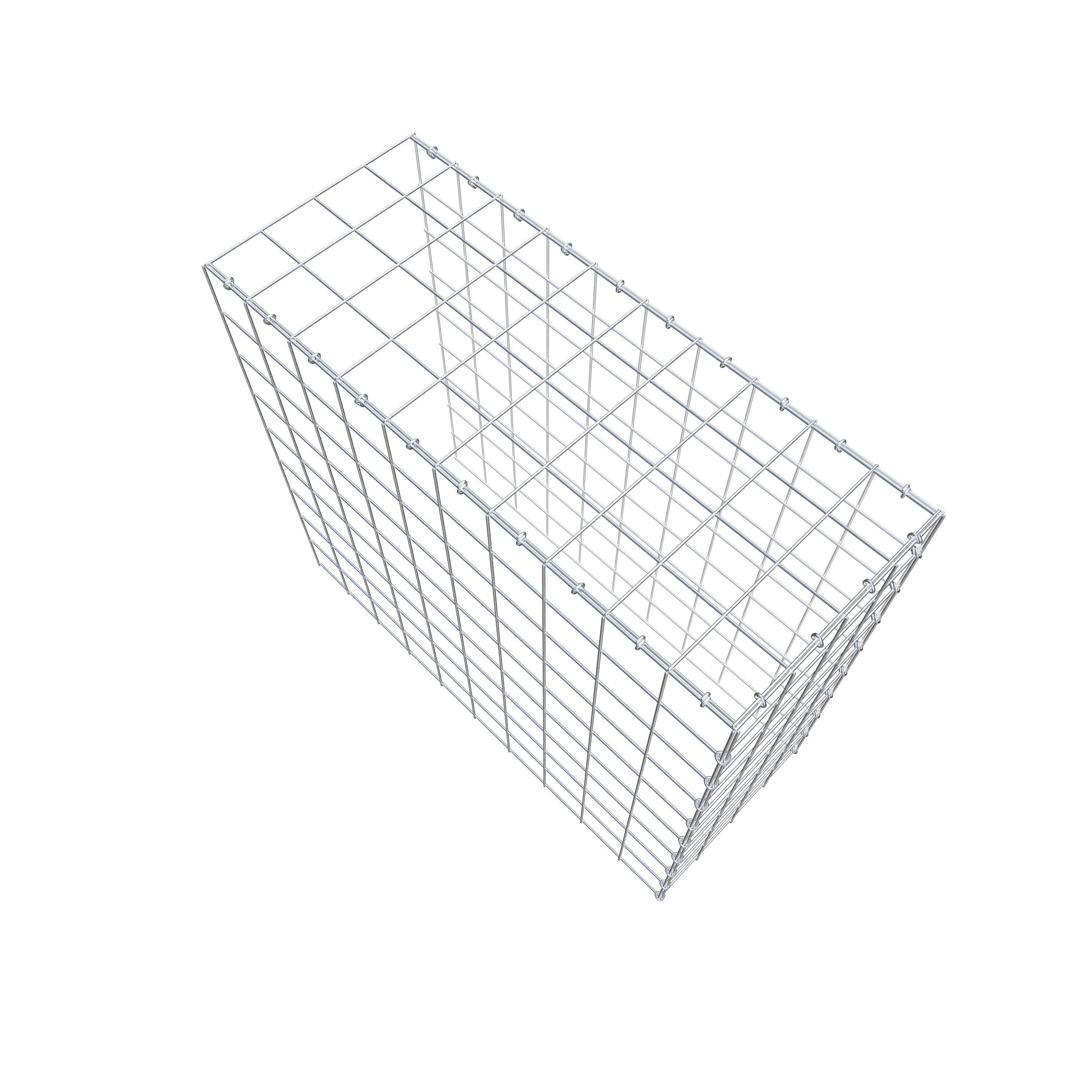 Anbaugabione Typ 4 100 cm x 90 cm x 40 cm (L x H x T), Maschenweite 10 cm x 10 cm, C-Ring