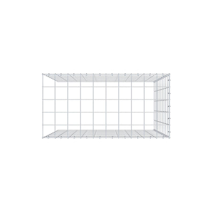 Gavión adicional tipo 4 100 cm x 100 cm x 50 cm (L x A x P), malla 10 cm x 10 cm, anillo en C