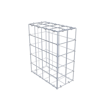 Gabion 50 cm x 40 cm x 20 cm (L x H x P), mailles 10 cm x 10 cm, anneau en C